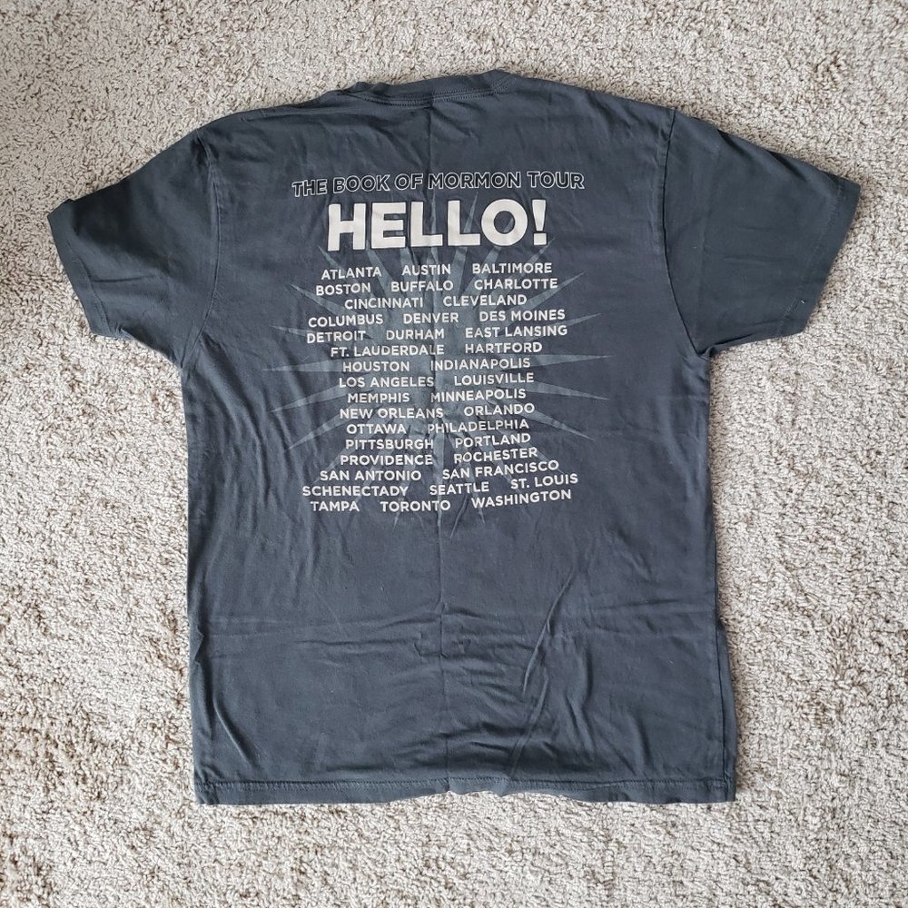 The Book of Mormon - Touring Musical T Shirt - Size Medium. - Picture 3 of 5